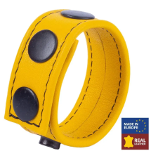  Cocky Yellow – bőr péniszgyűrű péniszgyűrű