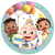 Cocomelon Birthday papírtányér 8 db-os 23 cm FSC