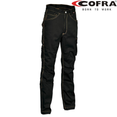 COFRA Drill Derekas Munkásnadrág Fekete - 64