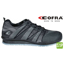 COFRA Fluent S1P Szellőző Munkavédelmi Sportcipő Fekete - 44 munkavédelmi cipő