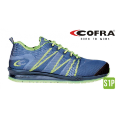 COFRA Fluent S1P Szellőző Munkavédelmi Sportcipő Kék - 46