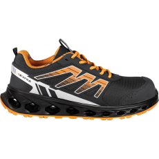 COFRA Footing S3S ESD SR Elasztikus Fekete/Narancs Munkavédelmi cipő - 38