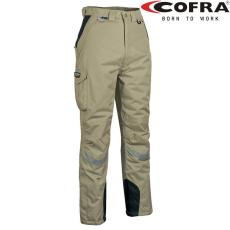 COFRA Frozen Téli Bélelt Munkásnadrág Khaki/Fekete - 58