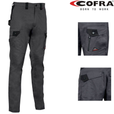 COFRA Jember Sztreccs Munkásnadrág Antracit/Fekete - 62