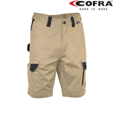 COFRA Kediri Rövid Munkásnadrág Khaki/Fekete - 50