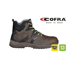 COFRA Pushpress Brown S3 Src Adaptív Talpú Munkavédelmi Bakancs - 43