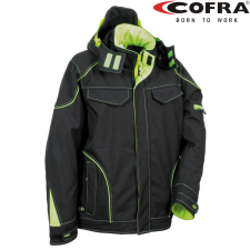 COFRA Tecka Softshell Dzseki Fekete/Lime - 52 munkaruha