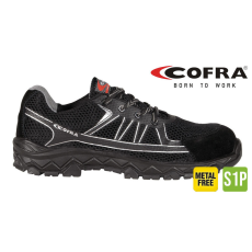 COFRA Trapezius Black S1 P Src Fekete Munkavédelmi Cipő - 39