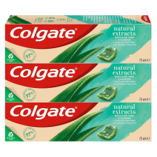 Colgate Natural Extracts Aloe Vera fogkrém, 3 x 75 ml fogkrém