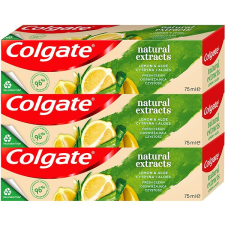 Colgate Naturals Lemon & Aloe 3x 75 ml fogkrém