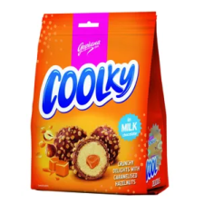 Colian s.p. Coolky töltött ostya golyók tejcsokis 140g csokoládé és édesség