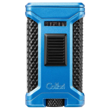 Colibri Ascari Blue, hármas szúrólángos szivar öngyújtó beépített fúróval - kék öngyújtó