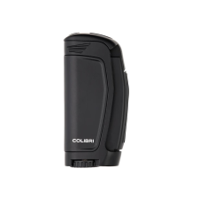 Colibri Enterprise E3 - 3 sugaras oldalsó szúrólángos szivaröngyújtó - fekete öngyújtó