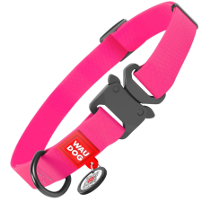 Collar WAUDOG Waterproof QR kódos kutyanyakörv metál fastex csattal XXL Pink nyakörv, póráz, hám kutyáknak