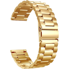 Colmi okosóra szíj, fém, arany, 22mm, Steel Metal Strap okosóra kellék