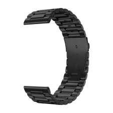 Colmi okosóra szíj, fém, fekete, 20mm, Steel Metal Strap okosóra kellék