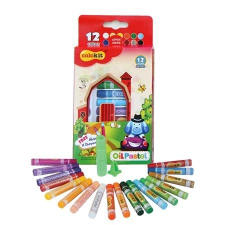 COLOKIT Olajpasztell kréta COLOKIT "Oil Pastel", 12 különböző szín pasztellkréta