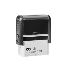 COLOP Bélyegző, COLOP Printer C 30, kék cserepárnával (IC1523007U) bélyegző