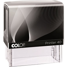 COLOP Bélyegző, COLOP Printer IQ 40 fekete ház - fekete párnával bélyegző