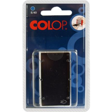 COLOP Bélyegző cserepárna, 2 db/bliszter, COLOP &quot;E/40&quot;, kék bélyegző