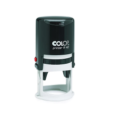COLOP Bélyegző R40 Printer Colop fekete ház/kék párna kör lenyomat bélyegző