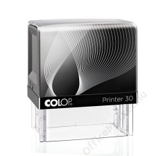 COLOP Bélyegző, szó, COLOP Printer IQ 30 fekete ház - fekete párnával (IC1463000) bélyegző