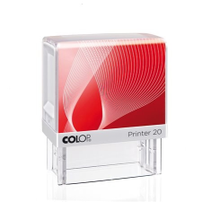 COLOP Bélyegző, szó, "Printer IQ 20" fehér ház - fekete párnával bélyegző