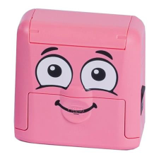 COLOP Bélyegző textilhez, kirakós COLOP "Marky", pink ház, fekete párnával bélyegző