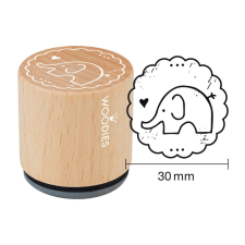 COLOP Gumibélyegző - Elephant - Woodies Rubber Stamp (1 db) bélyegző