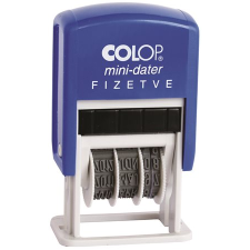 COLOP S160/L Dátumbélyegző - "Fizetve" (105099) bélyegző