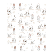  Color pelenkázó lap sík 70x50cm Nyuszik tapéta pelenkázó matrac