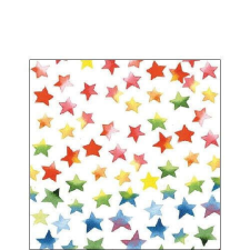 Colorful Stars mix papírszalvéta 25x25cm, 20db-os papírárú, csomagoló és tárolóeszköz