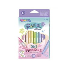 Colorino Colorino Ecsetes pasztell filctoll 10db filctoll, marker