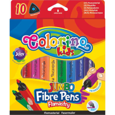Colorino Kids JUMBO Háromszögletű Filctoll készlet - 10 darabos - 16018PTR filctoll, marker
