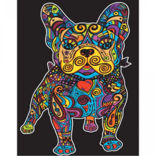 Colorvelvet Bársony kép - Francia buldog (CVL148) kreatív és készségfejlesztő