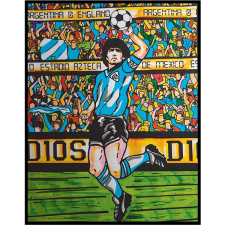 Colorvelvet bársonykép - Argentín focista kreatív és készségfejlesztő