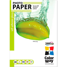 ColorWay CW-PGS1358050A4 High Glossy öntapadós fotópapír A4/50db fényes fotópapír