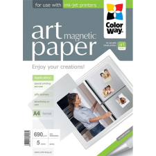 ColorWay Fotópapír, ART series, fényes hűtőmágnes (ART glossy &quot;magnetic&quot;), 690 g/m2, A4, 5 lap fotópapír