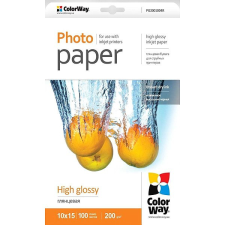 ColorWay High Glossy, 10×15, 100 db fotópapír