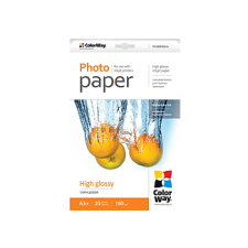 ColorWay Magasfényű fotópapír, 180 g/m2, A3+, 20 lap (Pg180020A3+) fotópapír