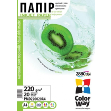 ColorWay PMD220020A4 A4 Kétoldalas Matt Fotópapír (20 lap/csomag) fotópapír