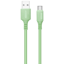 ColorWay USB-A / USB-C Adat és töltő kábel - Zöld (1m) kábel és adapter