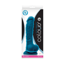Colours Dual Density 8 inch Dildo Blue műpénisz, dildó