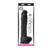  Colours - Pleasures - 10" Dildo - Black
