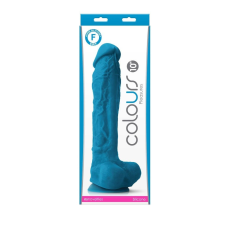  Colours - Pleasures - 10" Dildo - Blue műpénisz, dildó