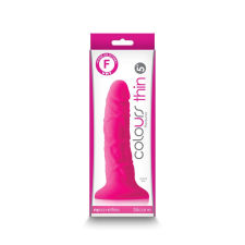 Colours - Pleasures - Thin 5" Dildo - Pink műpénisz, dildó