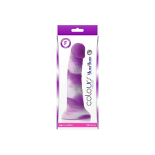  Colours - Pleasures - Yum Yum 6&quot; Dildo - Purple műpénisz, dildó