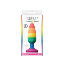 Colours - Pride Edition - Pleasure Plug - Medium -Rainbow műpénisz, dildó