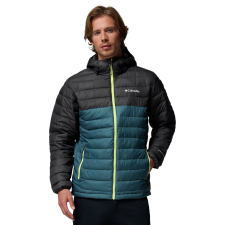 Columbia Powder Lite II kapucnis kabát 2086941429 férfi fekete S férfi kabát, dzseki