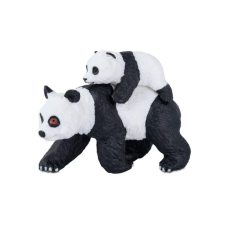 Comansi Little Wild nőstény panda bocsával figura játékfigura